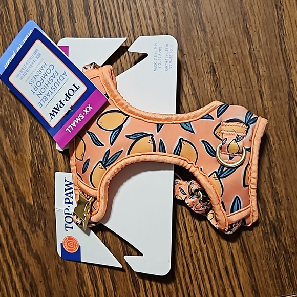 Top-Paw Other - TOP-PAW Dog Walking Harness-Lemons-Adjustable Fashion Comfort-New-Sz XX-Small